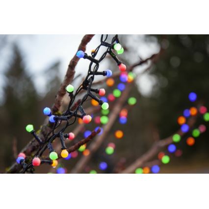 Eglo 472-53 - Cadena de luces navideñas LED para exterior BERRY MINI 700 LEDs/8 funciones, 19 m, multicolor, IP44