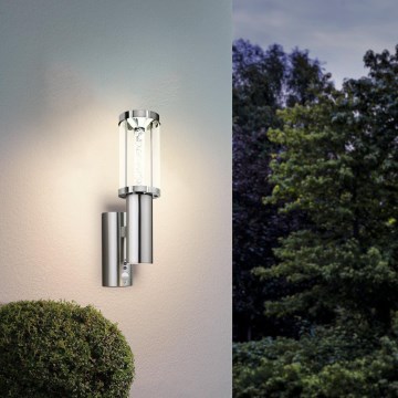 Eglo - Iluminación LED exterior con sensor 1xGU10/3W + LED/3,7W IP44