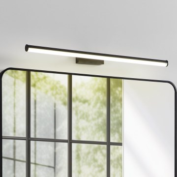 Eglo - Iluminación LED para espejo de baño, LED/14W/230V, 78 cm, IP44, negro