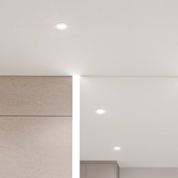 Eglo - Juego de 3 focos empotrables LED para baño 1xGU10/4,5W/230V IP44 blanco