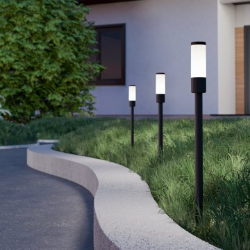 Eglo - Juego de 3 lámparas LED para exterior LED/1W/230V IP44, negras