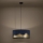 Eglo - Lámpara colgante 1xE27/40W/230V diá. 53 cm azul/dorado