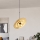 Eglo - Lámpara colgante 1xE27/40W/230V dorado