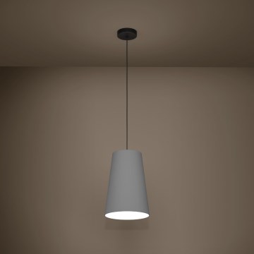 Eglo - Lámpara colgante 1xE27/40W/230V gris