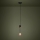 Eglo - Lámpara colgante 1xE27/40W/230V negro/dorado