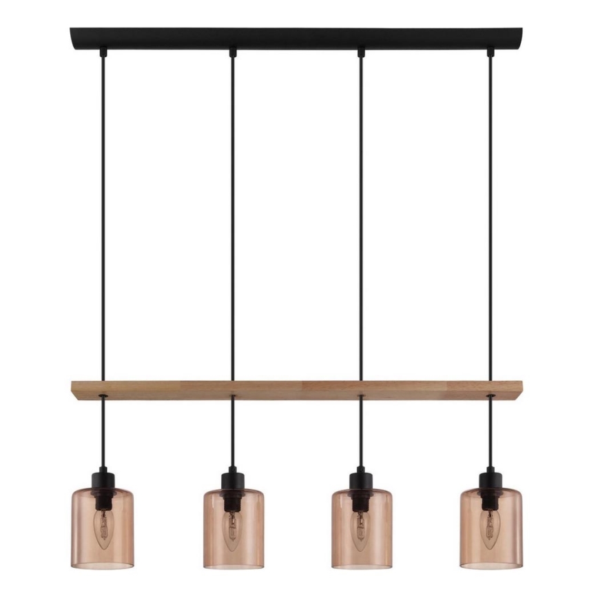 Eglo - Lámpara colgante 4xE14/40W/230V