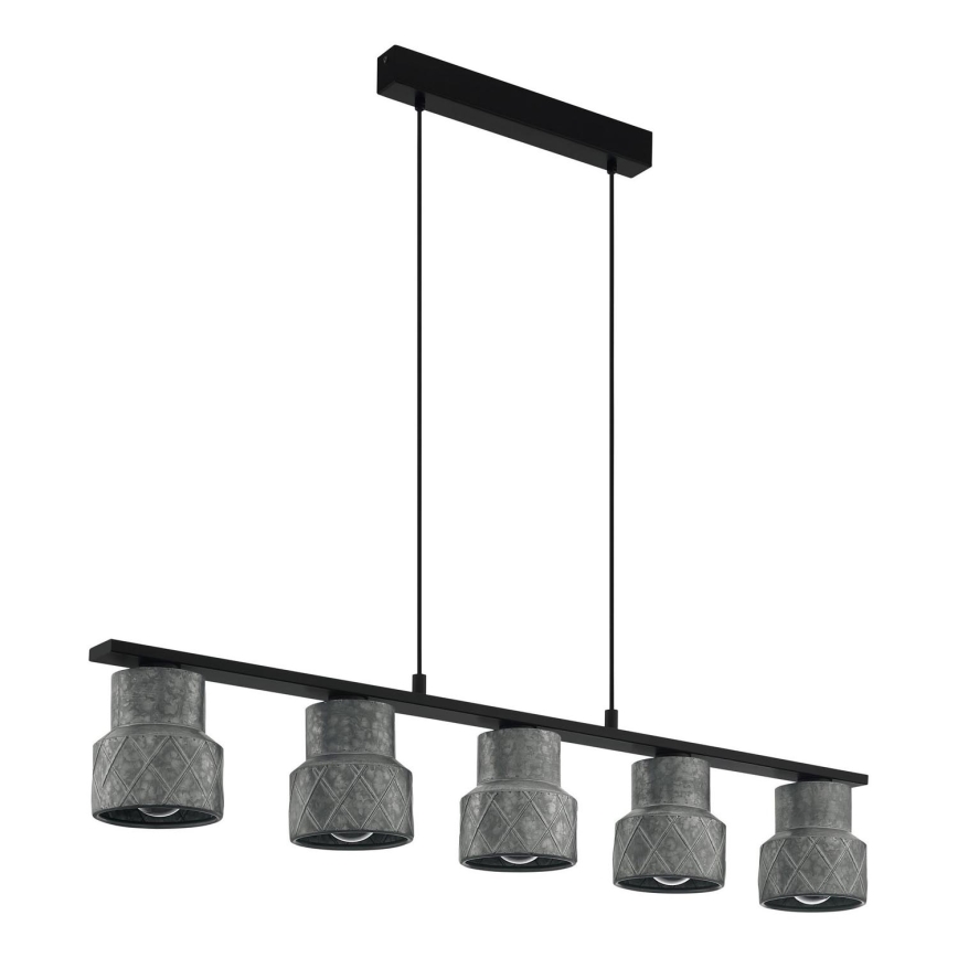 Eglo - Lámpara colgante 5xE27/40W/230V