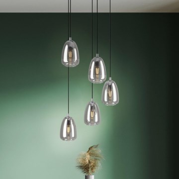 Eglo - Lámpara colgante 5xE27/40W/230V