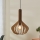 Eglo - Lámpara colgante con cable 1xE27/40W/230V diámetro 38 cm beige