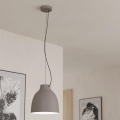 Eglo - Lámpara colgante con cable 1xE27/40W/230V gris
