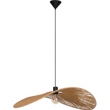 Eglo - Lámpara colgante con cable 1xE27/42W/230V 80 cm marrón/negro