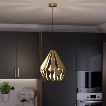 Eglo - Lámpara colgante con cable 1xE27/60W/230V Ø 31 cm