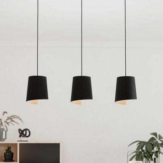 Eglo - Lámpara colgante con cable 3xE27/40W/230V