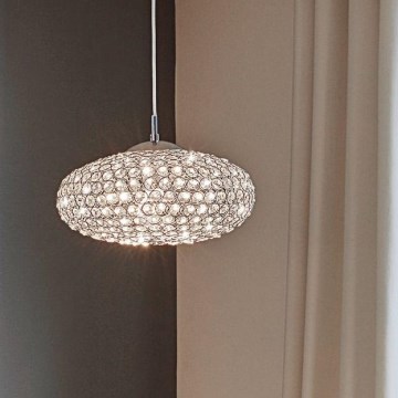 Eglo - Lámpara colgante cristal 1xE27/60W/230V