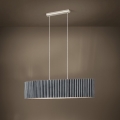 Eglo - Lámpara colgante de cable 2xE27/40W/230V gris