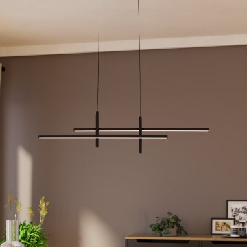 Eglo - Lámpara colgante LED con cable LED/20W/230V negra