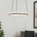 Eglo - Lámpara colgante LED regulable con cable 2xLED/20W/230V 2700-6500K Ø 48 cm beige + mando a distancia