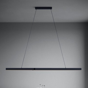 Eglo - Lámpara colgante LED regulable con cable LED/20W/230V 3000K negro