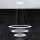 Eglo - Lámpara colgante LED regulable con cable LED/45W/230V + LED/33W + LED/19,5W
