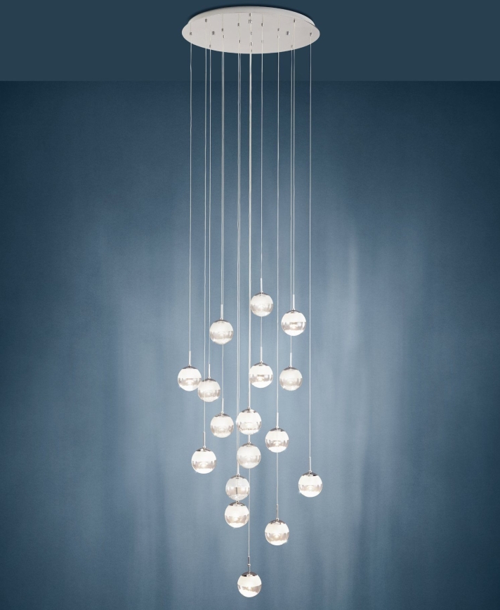 Eglo - Lámpara colgante LED regulable de cable 17xLED/5W/230V