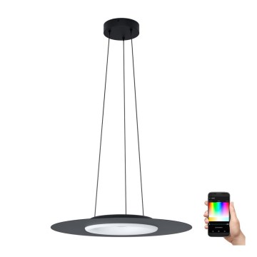 Eglo - Lámpara colgante LED RGB regulable con cable COMPO ROSSO-C LED/16W/230V