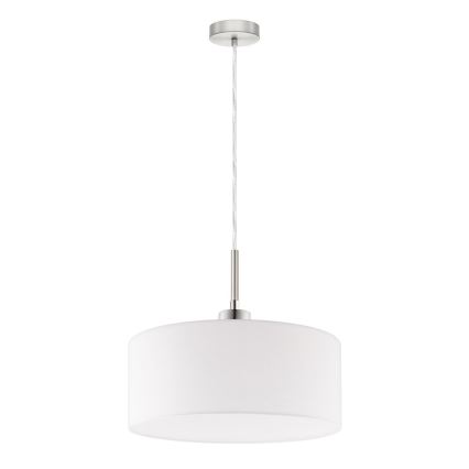 Eglo - Lámpara colgante LED TUNJA 1xE27/60W/230V blanca