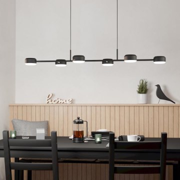Eglo - Lámpara colgante regulable LED con cable 6xLED/7W/230V