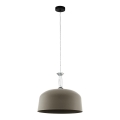 Eglo - Lámpara de araña de cable 3xE27/10W/230V marrón