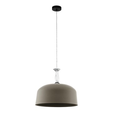 Eglo - Lámpara de araña de cable 3xE27/10W/230V marrón