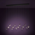 Eglo - Lámpara de araña LED regulable 14xLED/3W/230V 3000K negro/transparente