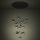 Eglo - Lámpara de araña LED regulable 17xLED/3W/230V 3000K negro