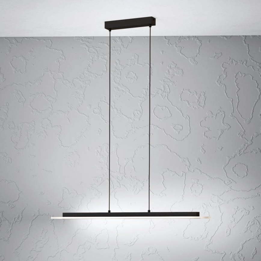 Eglo - Lámpara de araña LED regulable LED/57,5W/230V 3000K negro + control remoto