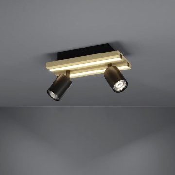 Eglo - Lámpara de focos LED 2xLED/2,2W/230V + 2xLED/1,2W + 2xLED/2W beige/negra