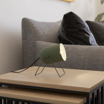 Eglo - Lámpara de mesa 1xE14/8W/230V verde