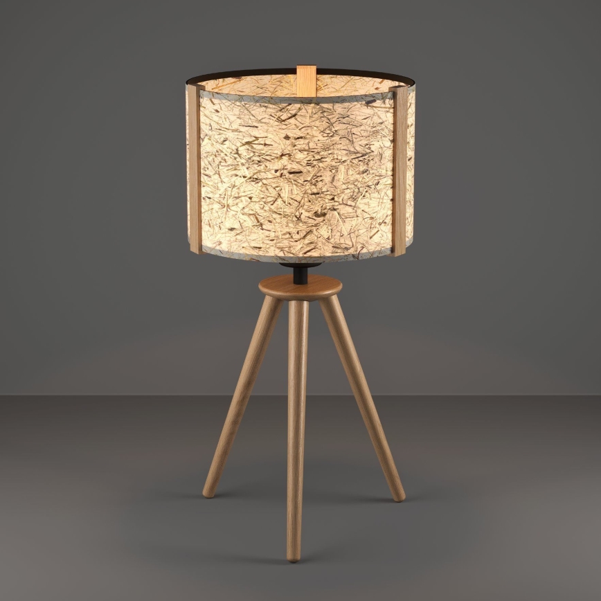 Eglo - Lámpara de mesa 1xE27/25W/230V beige