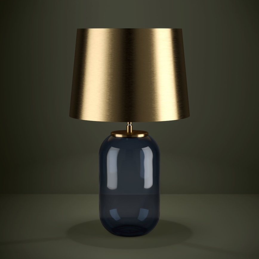 Eglo - Lámpara de mesa 1xE27/40W/230V dorado/azul