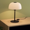 Eglo - Lámpara de mesa 1xE27/40W/230V negra/blanca