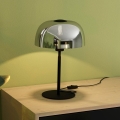 Eglo - Lámpara de mesa 1xE27/40W/230V negra/gris