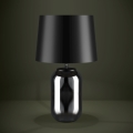 Eglo - Lámpara de mesa 1xE27/40W/230V negro/ahumado