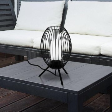 Eglo - Lámpara de mesa exterior 1xE27/28W/230V IP44