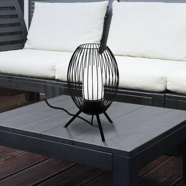 Eglo - Lámpara de mesa exterior 1xE27/28W/230V IP44