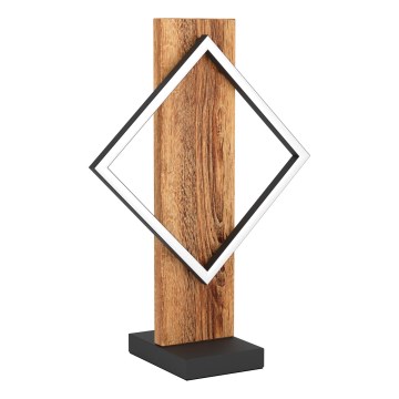 Eglo - Lámpara de mesa LED/13W/230V negra/marrón