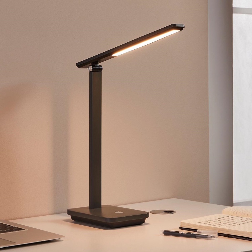 Eglo - Lámpara de mesa LED recargable y regulable LED/3,6W/5V 1800mAh gris