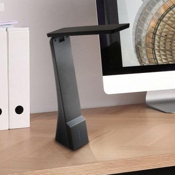 Eglo - Lámpara de mesa LED regulable LED/1,8W/230V negra