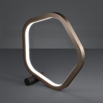 Eglo - Lámpara de mesa LED regulable LED/7W/230V, latón