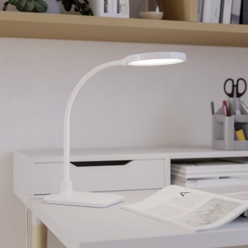 Eglo - Lámpara de mesa LED regulable y flexible LED/5,5W/230V 2700/4000/6500K blanca