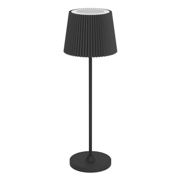 Eglo - Lámpara de mesa LED táctil regulable recargable LED/3,8W/5V 2400/3000/4000K 2000 mAh negra