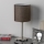 Eglo - Lámpara de mesa LED TUNJA 1xE27/60W/230V 26,5 cm cromo mate/marrón