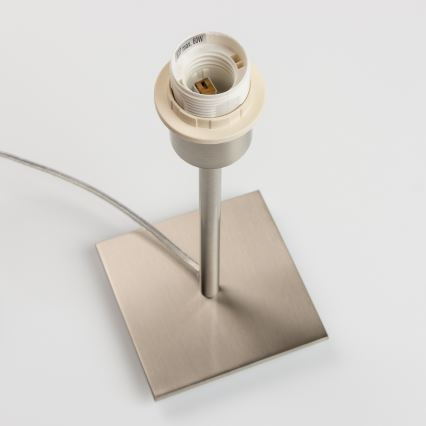 Eglo - Lámpara de mesa LED TUNJA 1xE27/60W/230V color crema