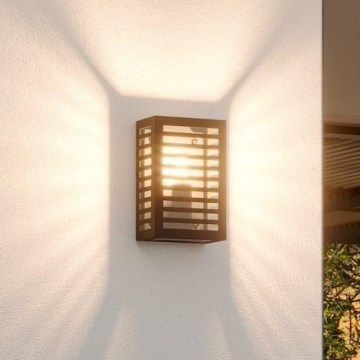 Eglo - Lámpara de pared exterior 1xE27/60W/230V IP44